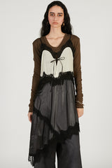 Asymmetrical Ruffle Tunic