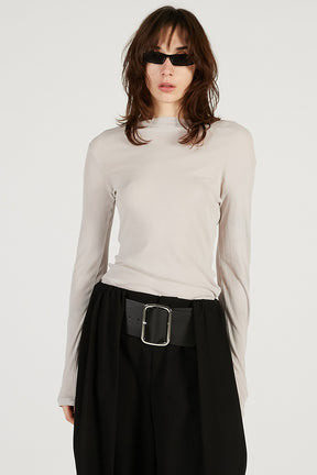 Tulle Layered Drape Top - 2026 SPRING