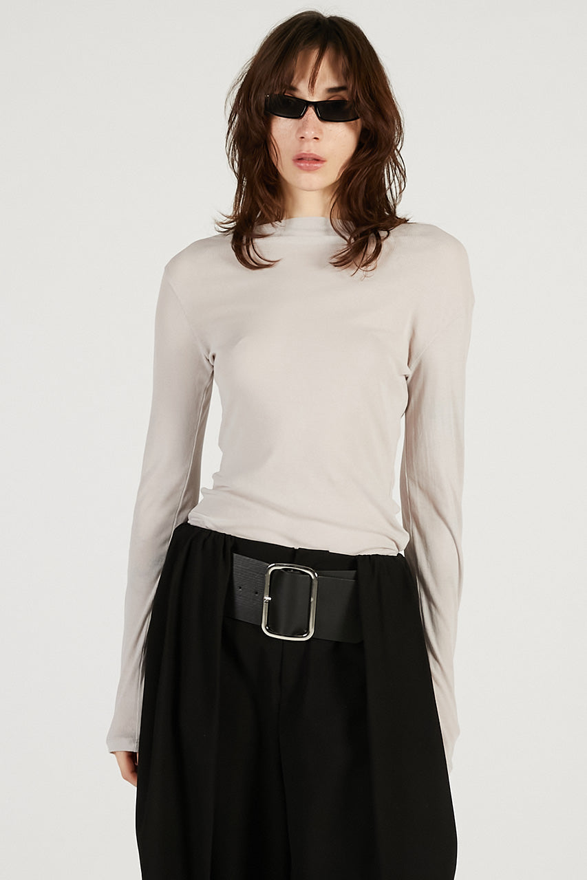 Tulle Layered Drape Top - 2026 SPRING