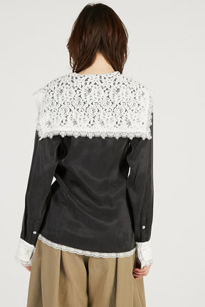 Lace Collar Shirt - 2026 SPRING