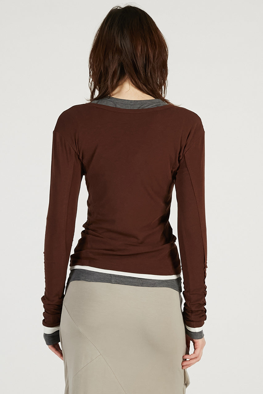 Double Neck Layered Top - 2026 SPRING