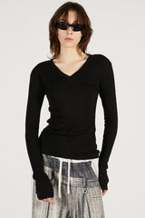 Deep V-Neck Top