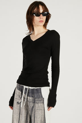 Deep V-Neck Top - 2026 SPRING