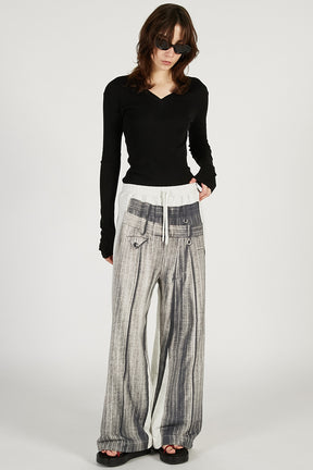 Deep V-Neck Top - 2026 SPRING