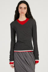 Double Neck Layered Top