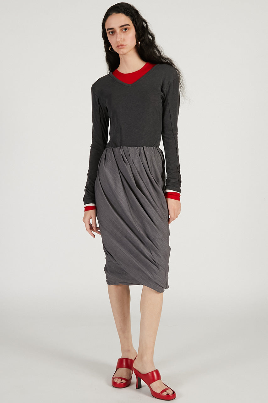 Double Neck Layered Top - 2026 SPRING