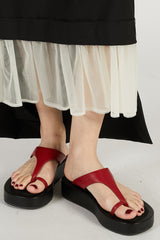 Platform Tongs Sandals