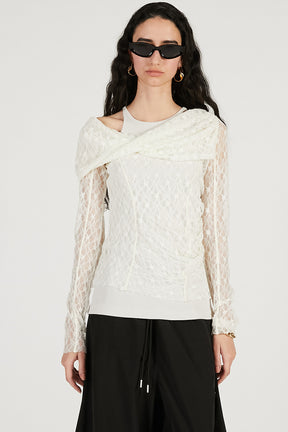 Off-Shoulder Layered Top - 2026 SPRING