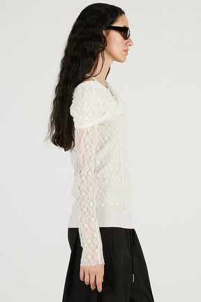 Off-Shoulder Layered Top - 2026 SPRING