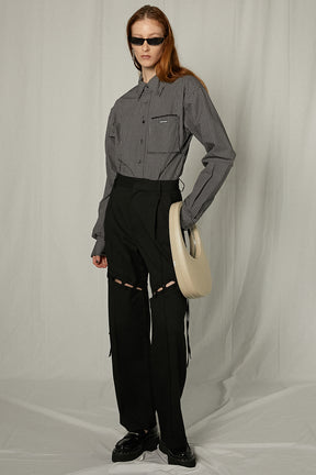 【25 SPRING PRE ORDER】Lace-Up Tailored Pants