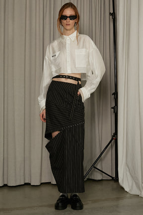 【25 SPRING PRE ORDER】Hook Eye Tight Long Skirt