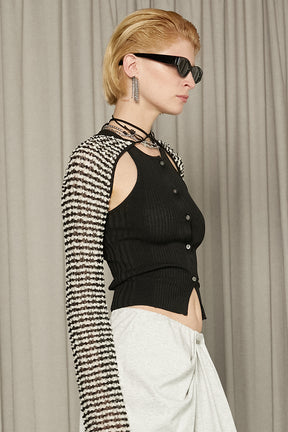 【25 SPRING PRE ORDER】Bolero Set Combi Knit