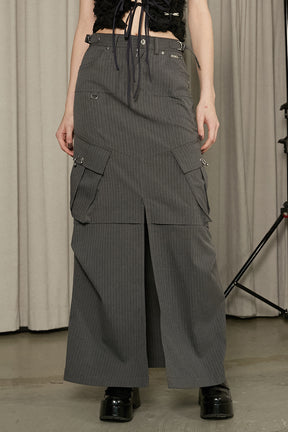 【25 SPRING PRE ORDER】Cargo Pocket Maxi Skirt