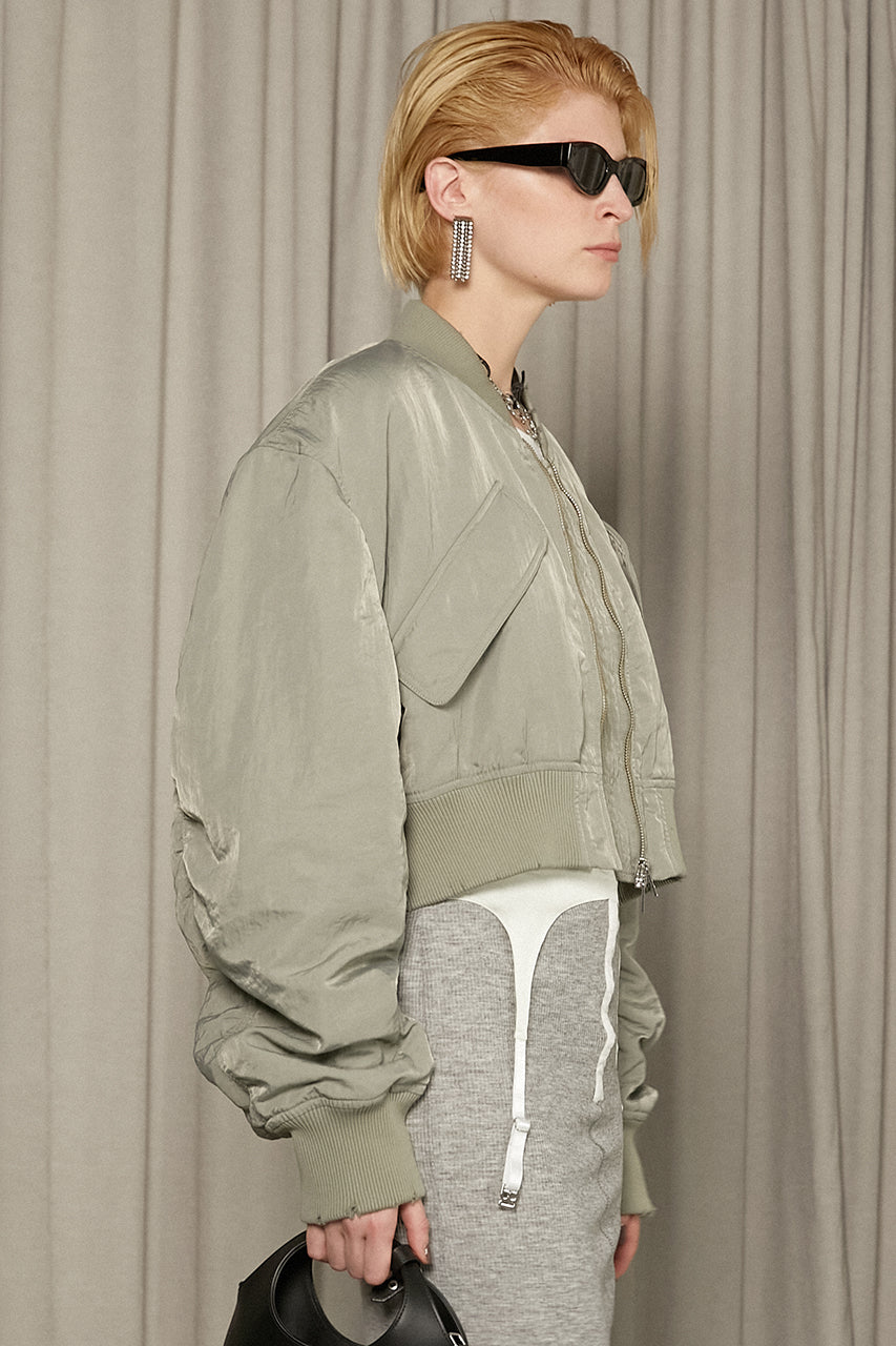 【25 SPRING PRE ORDER】Power Shoulder Short Blouson