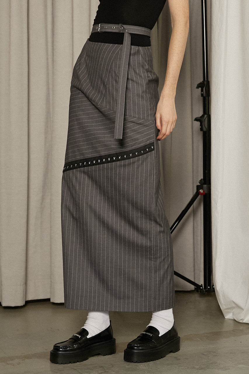 【25 SPRING PRE ORDER】Hook Eye Tight Long Skirt