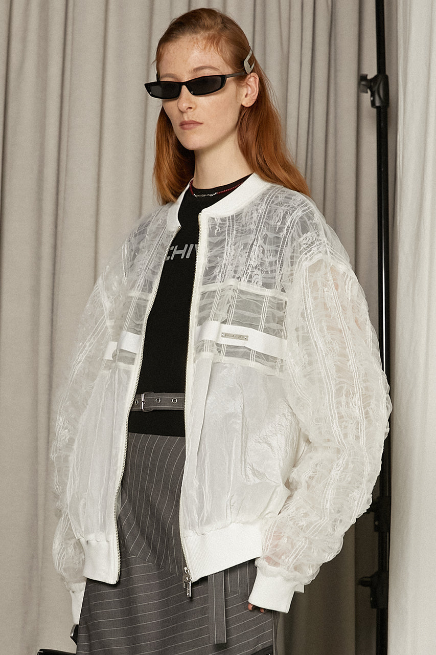 Shirring Lace Blouson