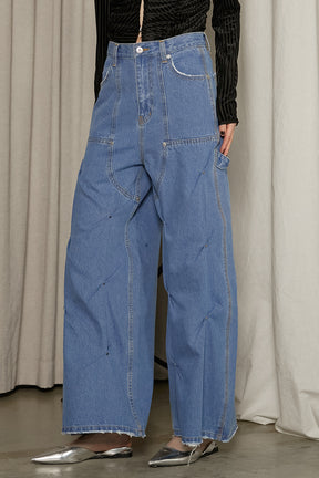 【25 SPRING PRE ORDER】Studs Denim Pants