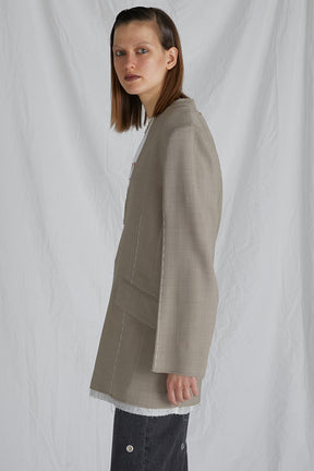 Suiting Cut-off Tunic