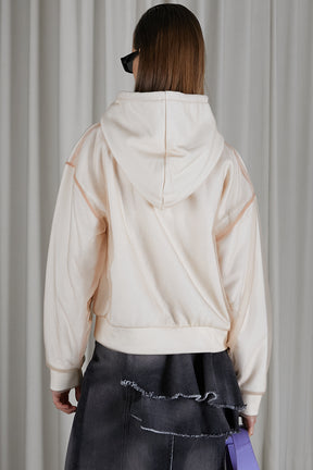 Tulle Layered Hoodie