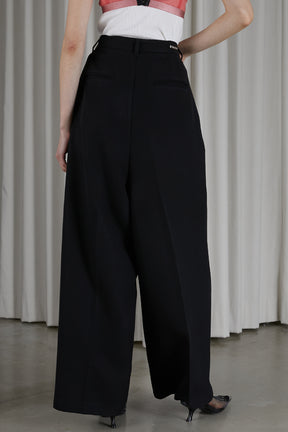 Hook Waist Suspender Pants