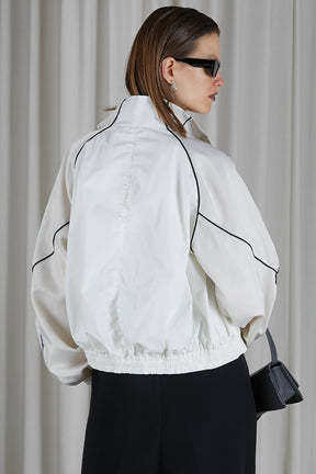 Satin Track Blouson