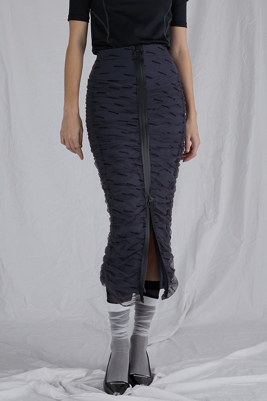大特価 Flocky SALE - Skirt Shirring Logo スカート
