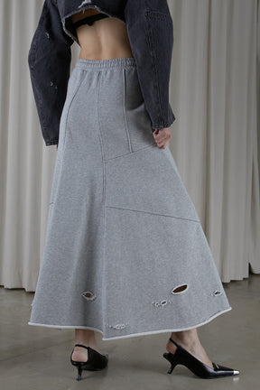 Sweatshirt Maxi Skirt