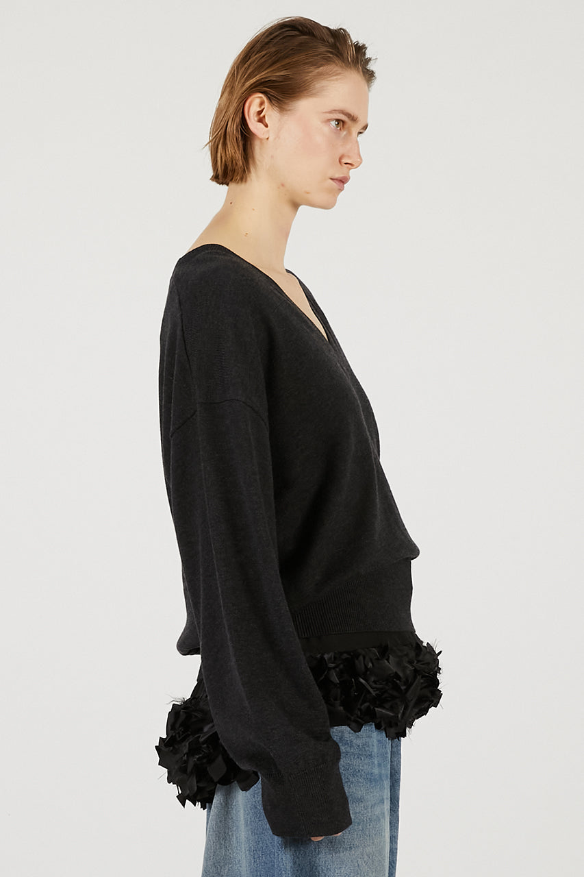 Tape Ribbon Camisole Layer Knit - 2026 SPRING