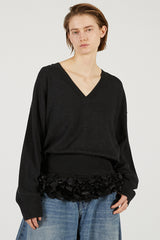 Tape Ribbon Camisole Layer Knit