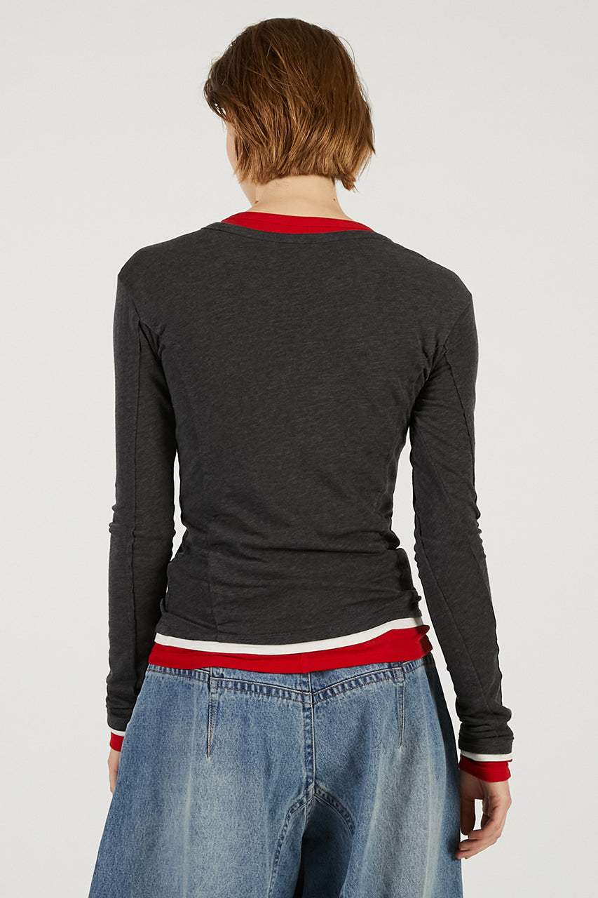 Double Neck Layered Top - 2026 SPRING