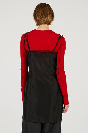 Pintuck Slip Mini Dress - 2026 SPRING