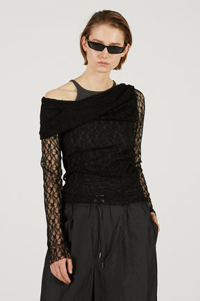 Off-Shoulder Layered Top - 2026 SPRING