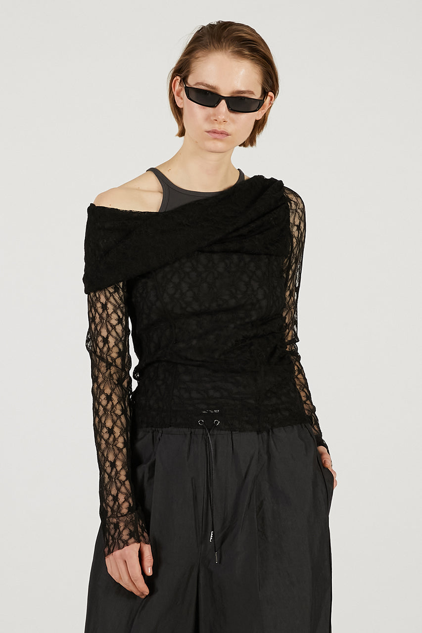 Off-Shoulder Layered Top - 2026 SPRING