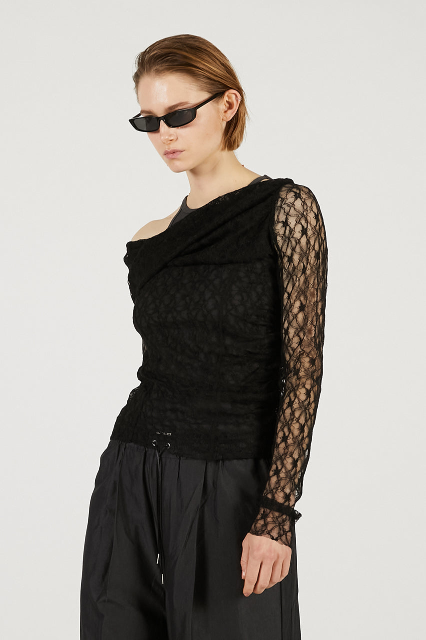 Off-Shoulder Layered Top - 2026 SPRING