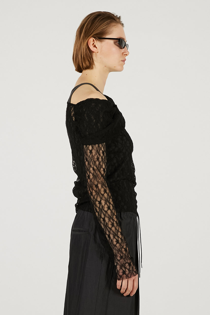 Off-Shoulder Layered Top - 2026 SPRING