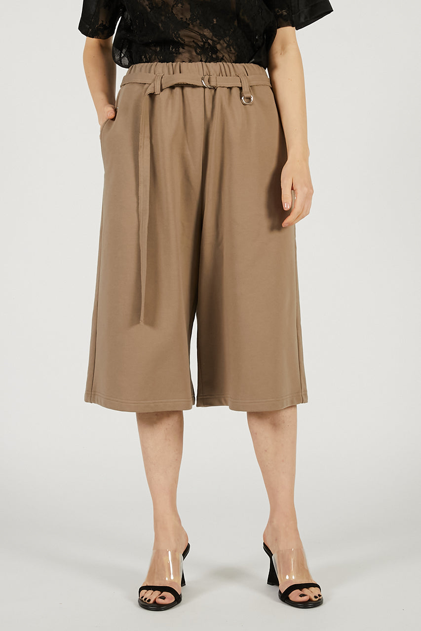 Belted Sweat Shorts - 2026 SPRING