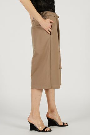 Belted Sweat Shorts - 2026 SPRING