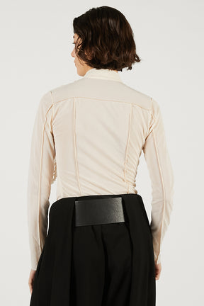 Ruffled Jersey Shirt - 2026 SPRING