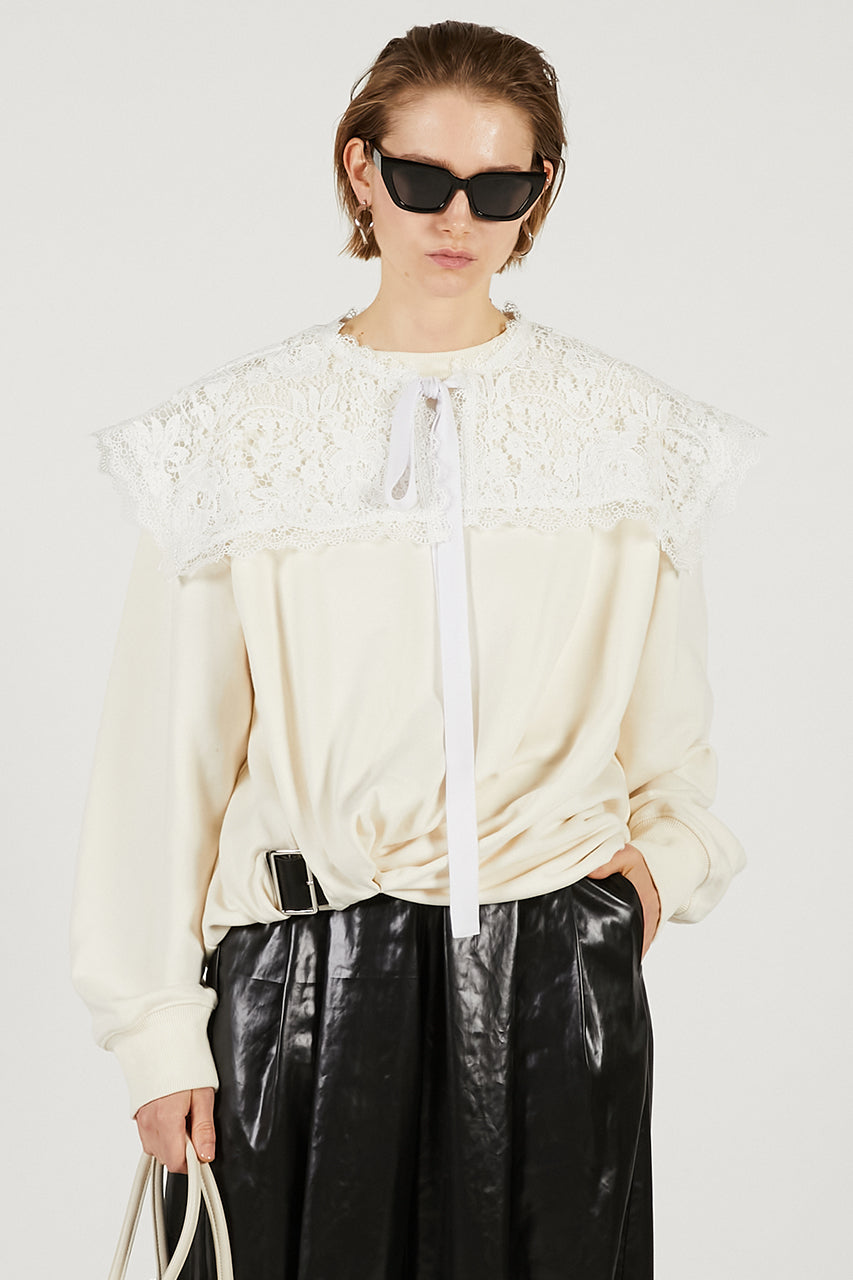 Square Lace Collar - 2026 SPRING