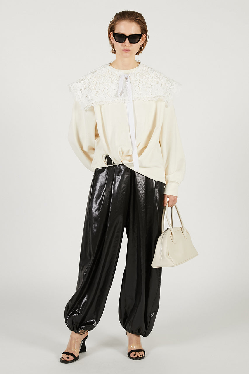 Twisted Belted Sweatshirt - 2026 SPRING