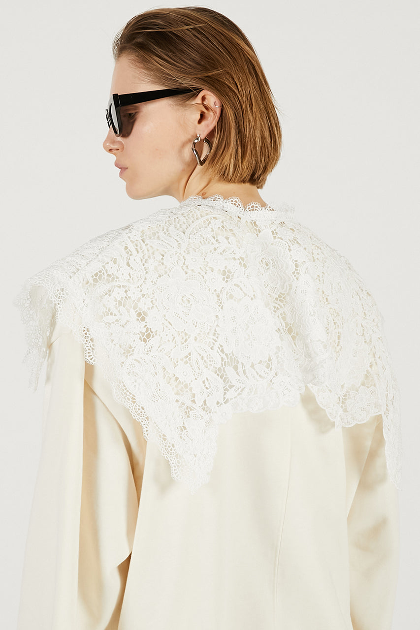 Square Lace Collar - 2026 SPRING