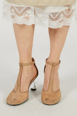 T-Strap Separate Mesh Sandals