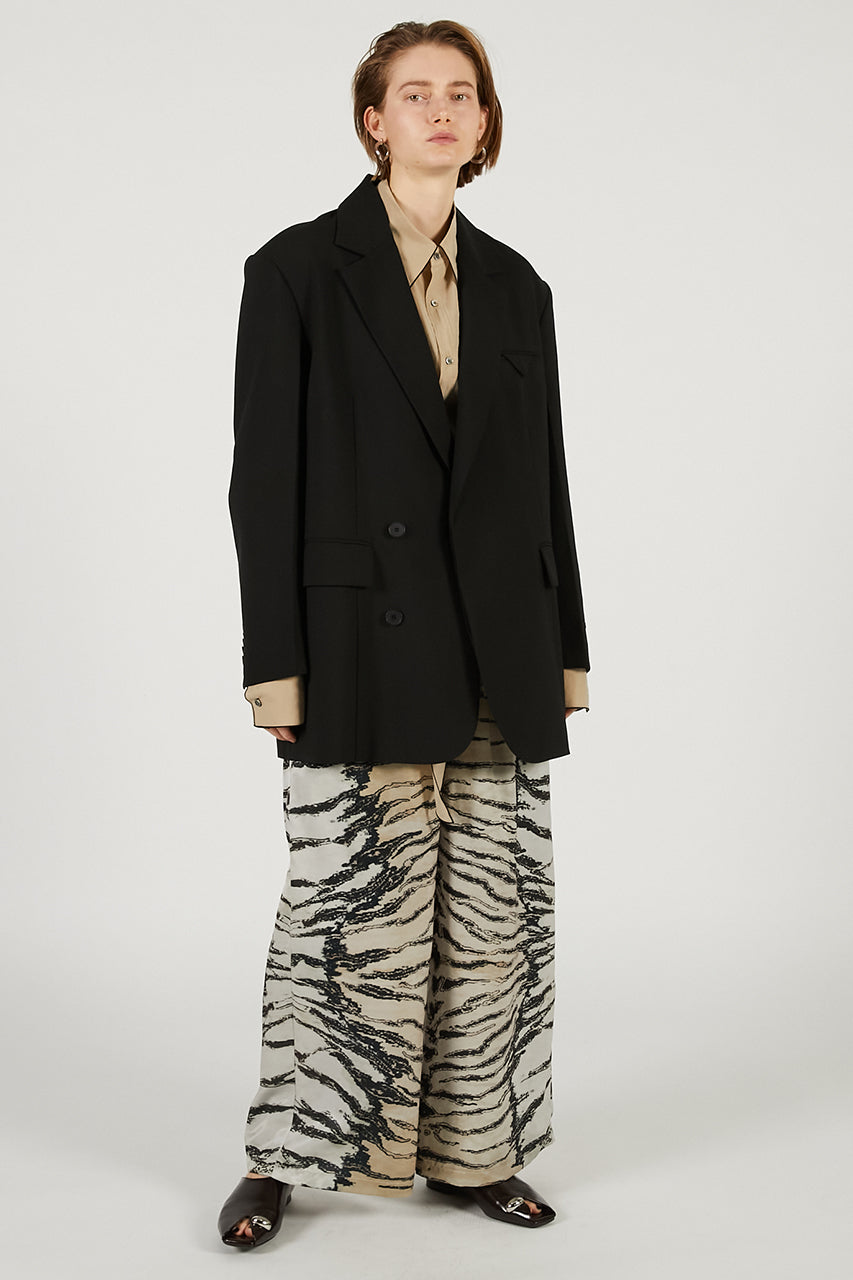 Contrast Trim Sheer Shirt - 2026 SPRING