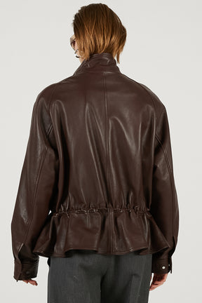 Sheepskin Peplum Blouson - 2026 SPRING