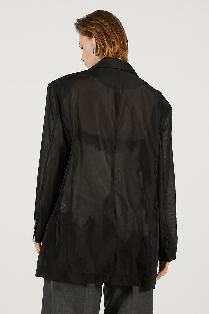 Sheer Oversized Jacket - 2026 SPRING