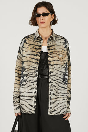 Tiger Print Shirt - 2026 SPRING