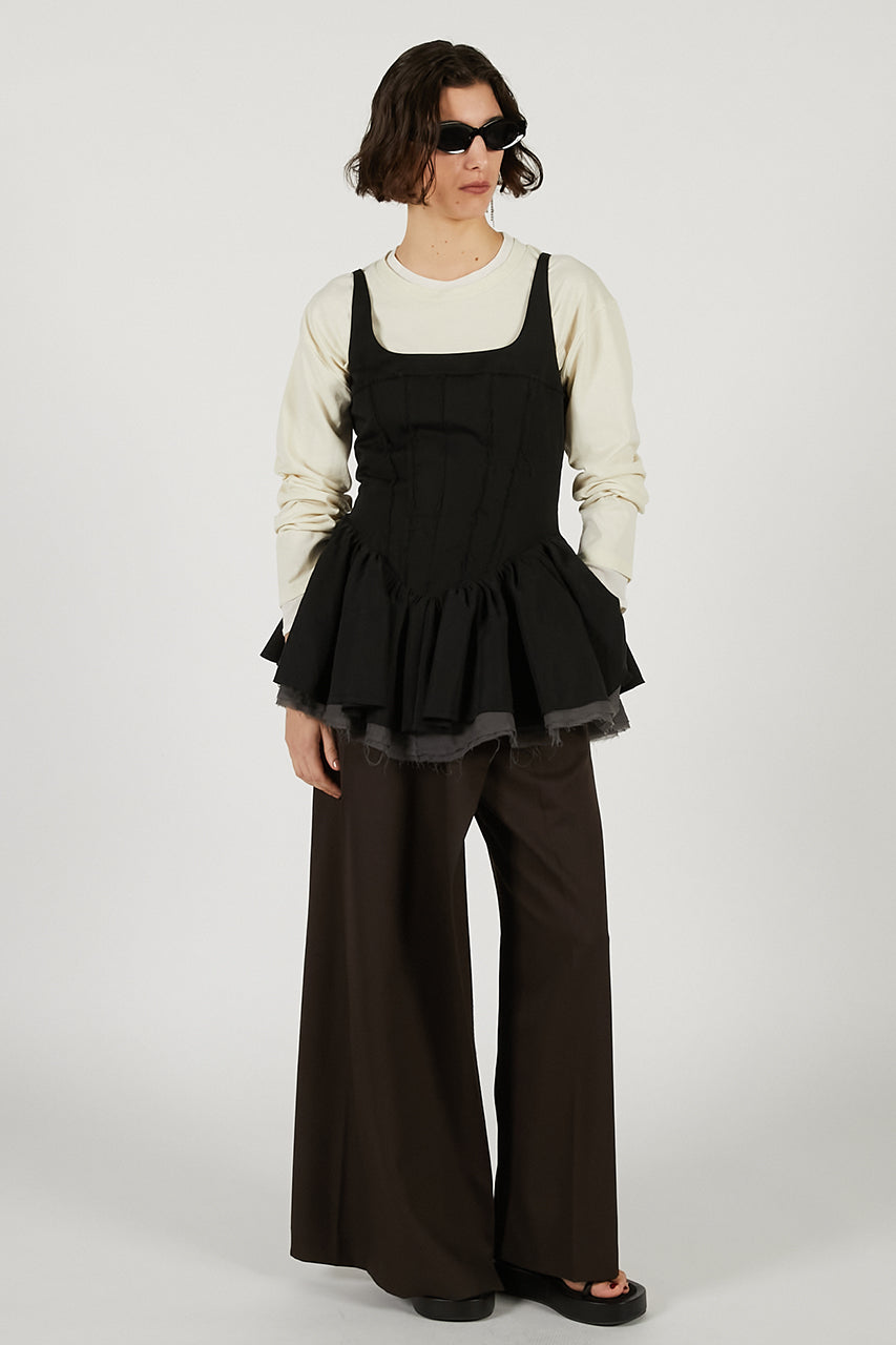 Rustic Peplum Tops - 2026 SPRING