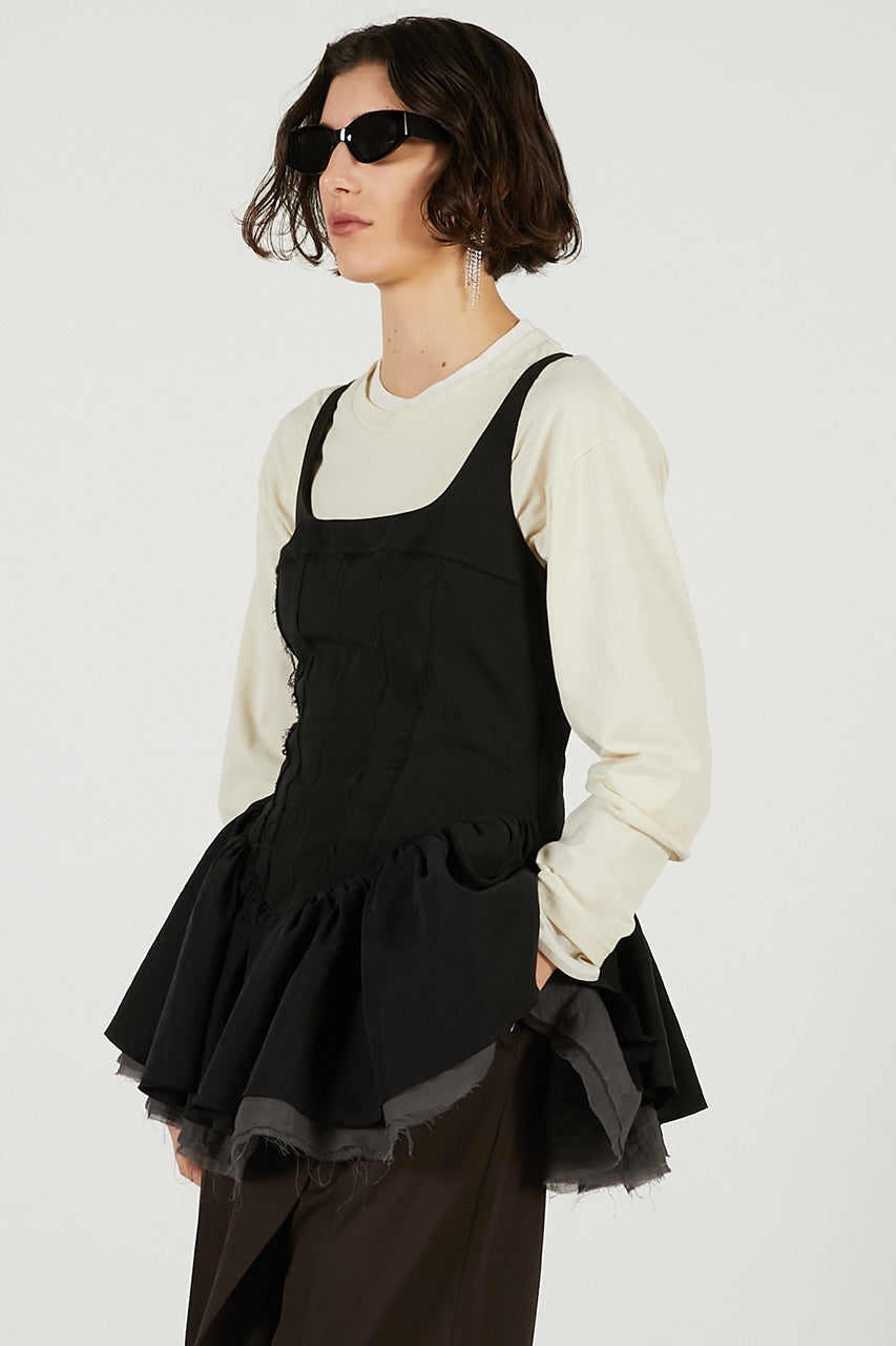 Rustic Peplum Tops - 2026 SPRING