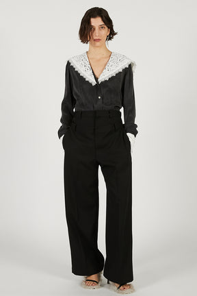 Lace Collar Shirt - 2026 SPRING