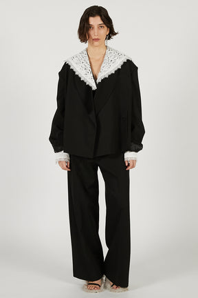 Lace Collar Shirt - 2026 SPRING